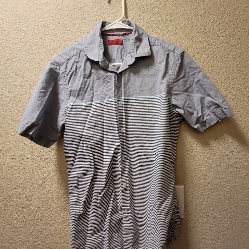 Alfani short sleeve buttondown 100% cotton